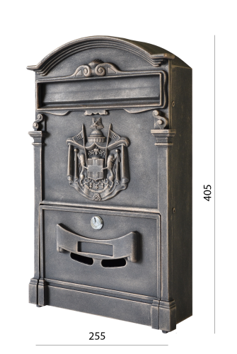 Poštovní schránka H 405 x L 255 x W 90 mm